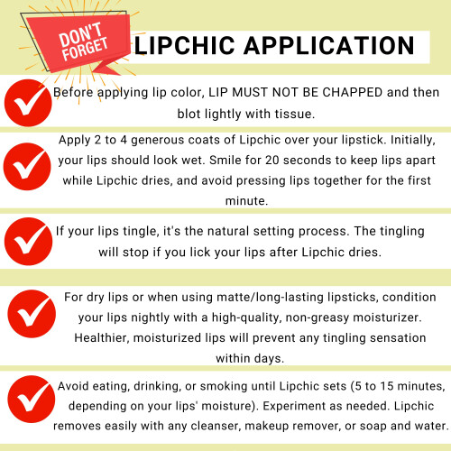 Lipchic Lipstick Sealers 12 pieces Value Pack 2