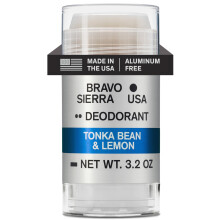 Aluminum-Free Deodorant for Men by Bravo Sierra, 1-Pack - Contains Natural Ingredients -Long Lasting All-Day Odor and Sweat Protection -Tonka Bean and
