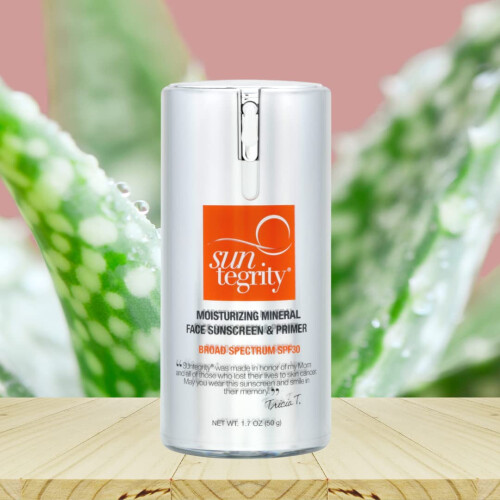 Suntegrity Moisturizing Mineral Face Solcreme og Primer 2