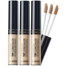 THE SAEM Cover Perfection Tip Concealer 3 Kleuren Set, Vloeibare Concealer, Volledige Dekking Make-up