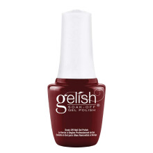 Gelish MINI Gel Nagellack - Lngvarig bltlggning Vibrerande frg Professionell kvalitet Hgglans Chip-resistent (Red Alert)