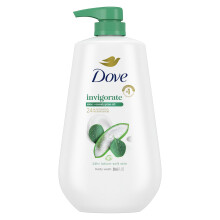 Dove Douchegel met Pomp Verfrissende Aloë & Eucalyptus Voor 24u Hydraterende Huidreiniger 30.6 Oz