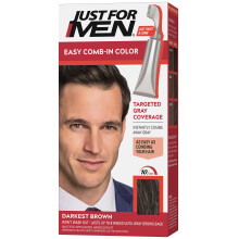 Just For Men Auto Stop Hårfärg - Mörkbrun A-50, 1 Applicering (3-pack)