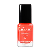 LONDONTOWN LONDONTOWN LAKUR Nail Polish Nail Lacquer Flashback Sunset Orange 1 ct.