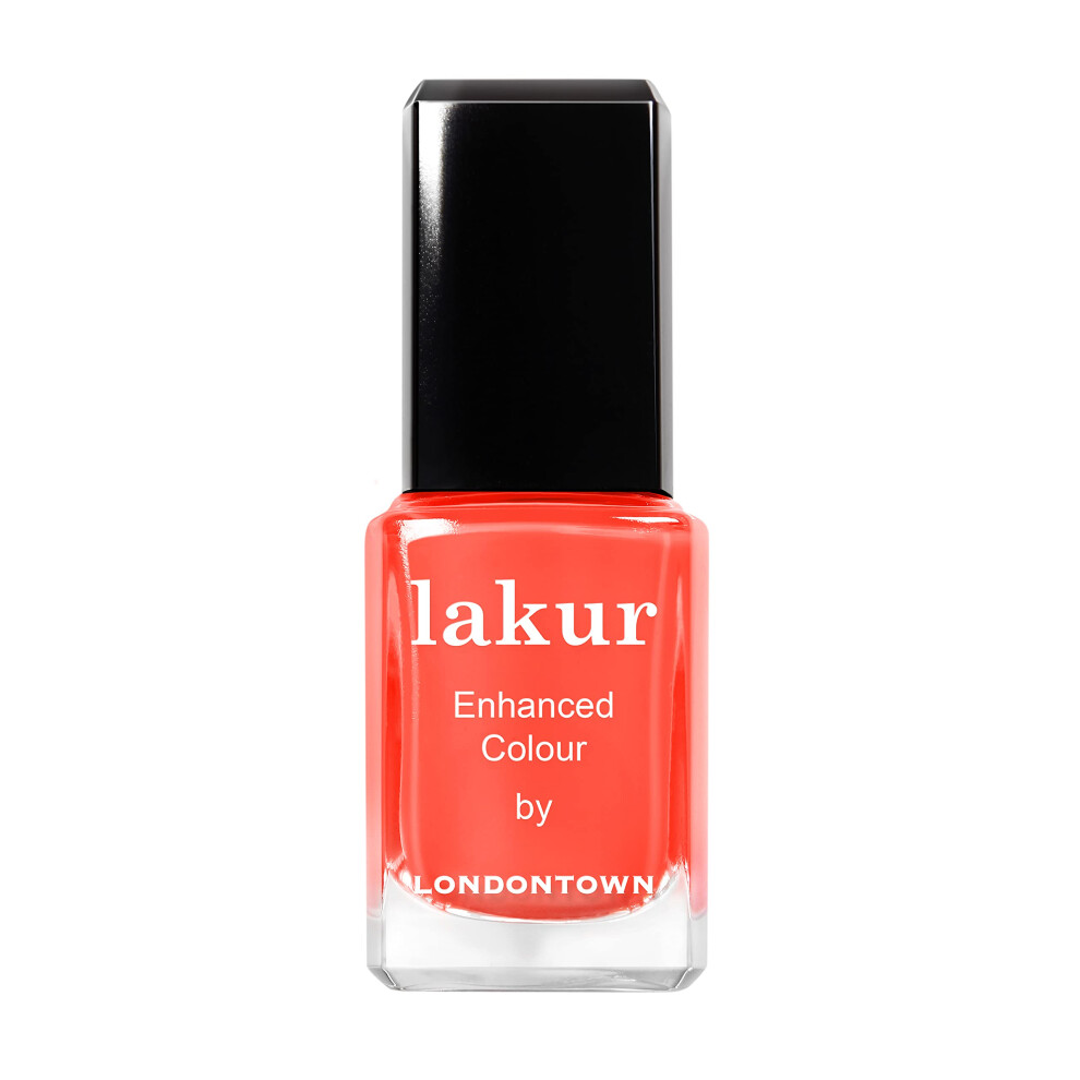 Londontown Lakur Nail Polish Nail Lacquer Flashback Sunset Orange 1 Ct.