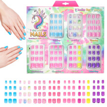 Expressions Girls 7denn sada Press On Nails | Prsluenstv na nehty ruznch barev pro deti