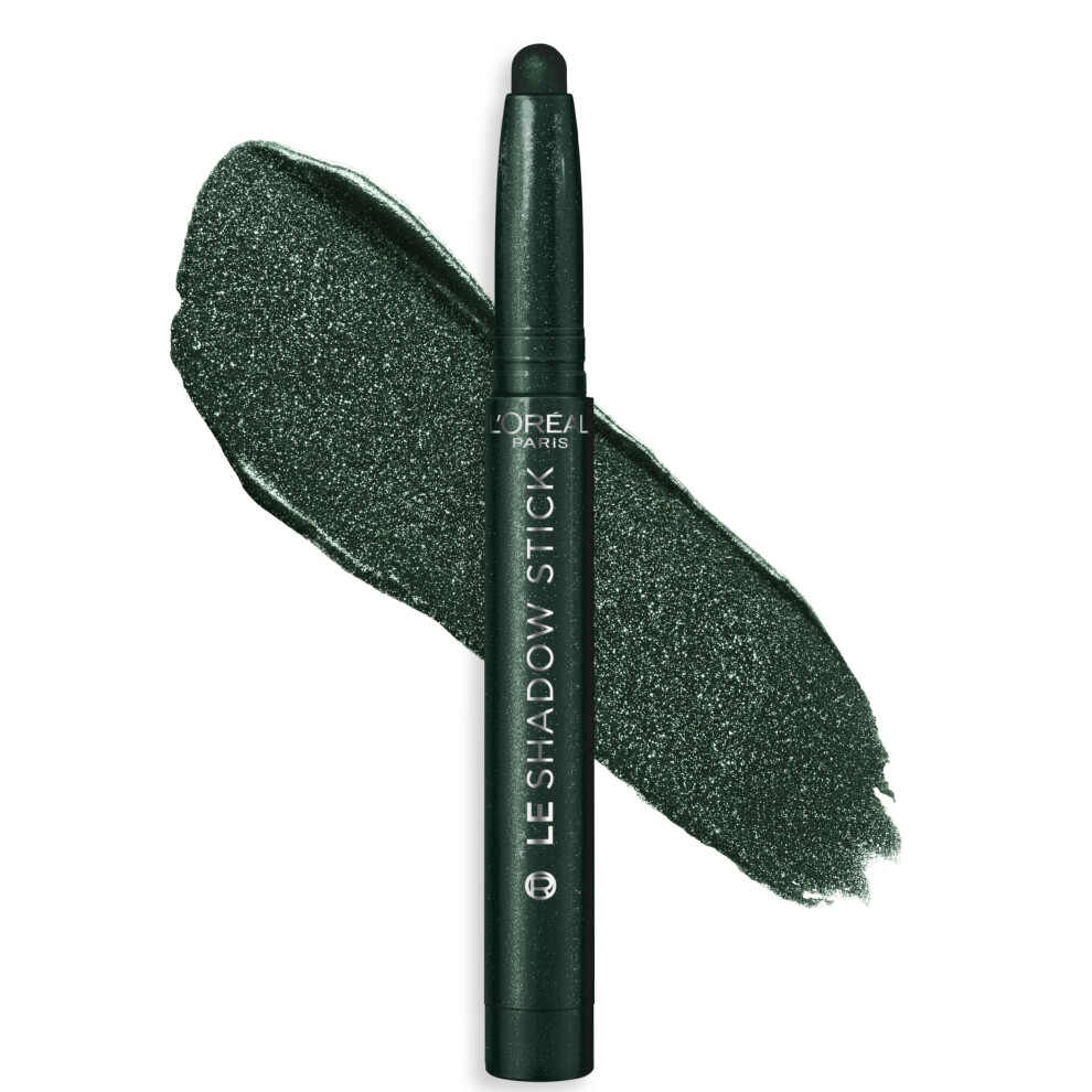 LâOrã©Al Paris L'oreal Paris Makeup Le Shadow Stick Eyeshadow Blendable Smudge-Resistant Smokey Cream Eyeshadow 270 Twilight Emerald Green,Cream