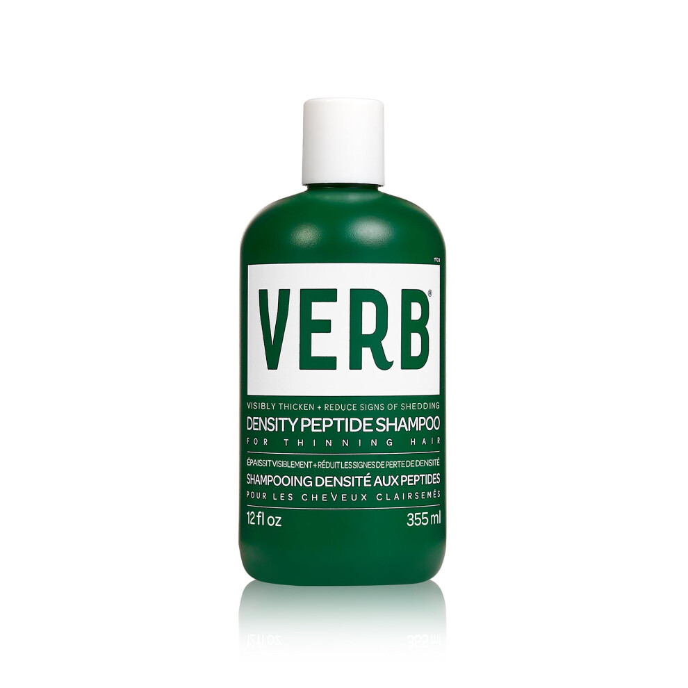 Verb Density Peptide Shampoo 12 Fl Oz - Visibly Thicken + Reduce Signs Of Shedding- No Parabens Or Harmful Sulfates