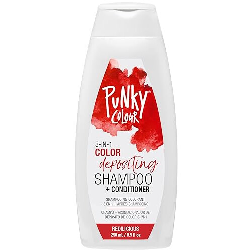 Punky Colour 3-in-1 Detergente e Conditioner per Capelli Colorati, 250 ml (Redilicious) 1