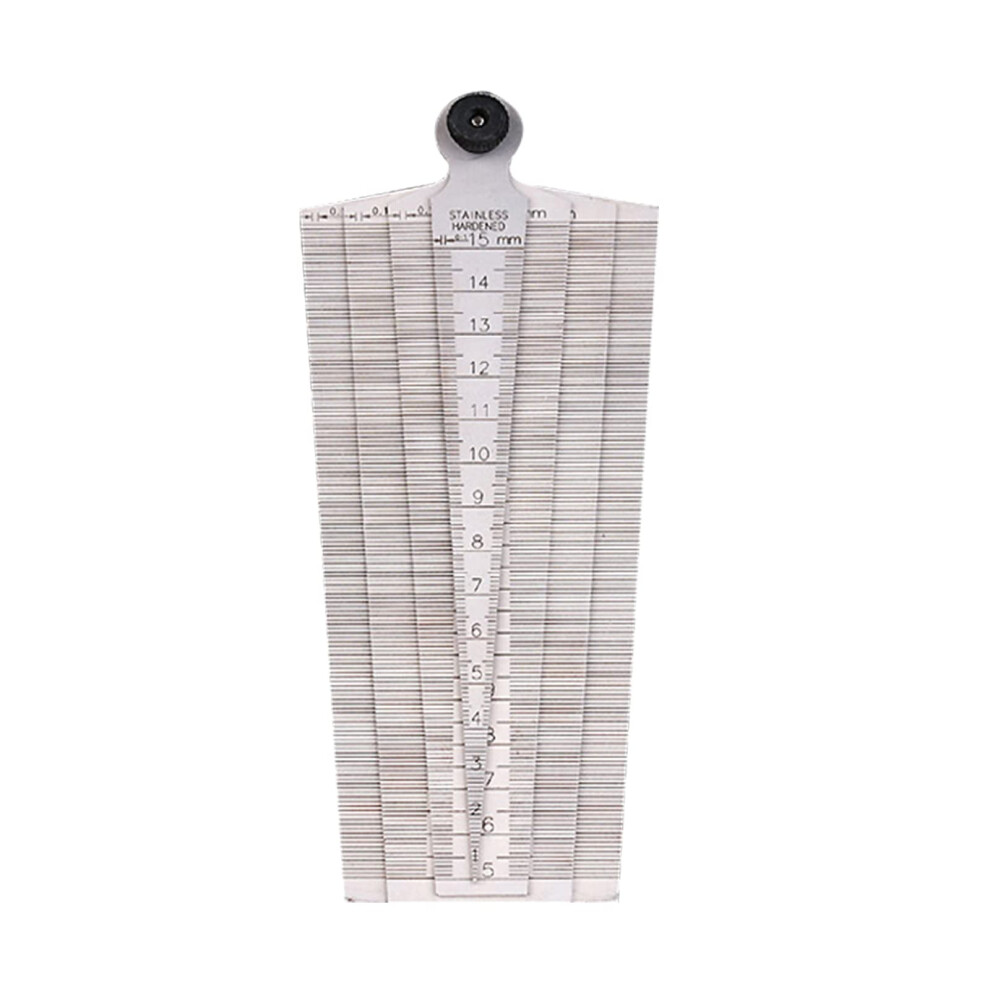 Ruler Taper Gauge Depth Ruler Feeler Measurement Tool For Inner Diameter Inspection Stainless Steel Construction 6947110189444