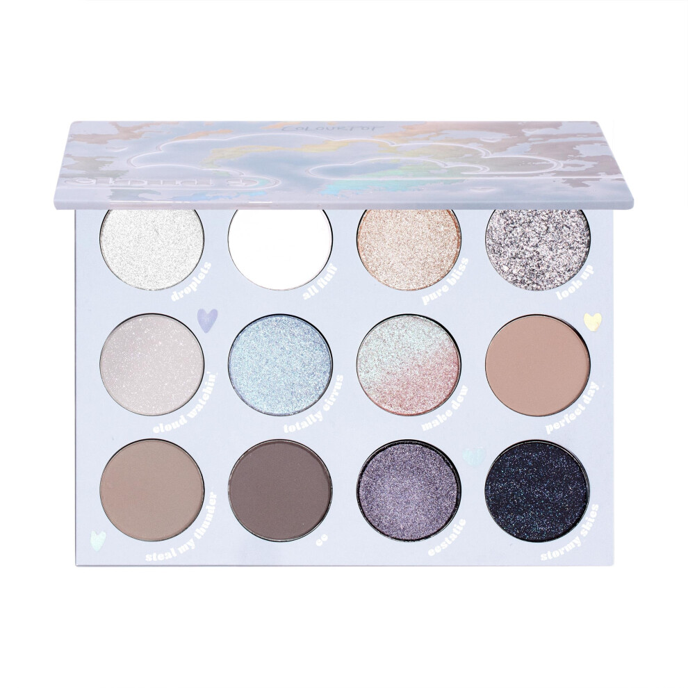 Colourpop Eyeshadow Palette - Eye Makeup Palette With Matte, Metallic, Matte Sparkle & Glitter Finishes - High-Pigment Eye Makeup With A Long-Wearing