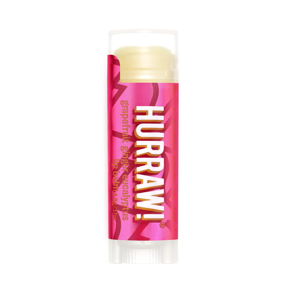 Hurraw! Grapefruit Ginger Eucalyptus (Kapha) Lip Balm: Organic Certified Vegan Cruelty and Gluten Free. Non-GMO 100% Natural Ingredients. Be-image-OPC-PJNSGP5-NEW