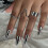 SILVER CHROME Press-On Nails by Lavaa Beauty | Mirror Chrome Silver Stiletto Nails 2