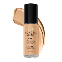 Milani Conceal + Perfect 2-in-1 Foundation + Concealer for a Flawless Complexion Under Eye Corrector Cover Redness and Imperfections Waterproof an