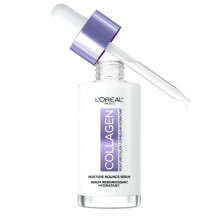 L'Oreal Paris Collagen Moisture Filler Moisture Bounce Face Serum Glow Serum med Collagen Glycerin og Squalane for hoppende str?lende fugtet hud