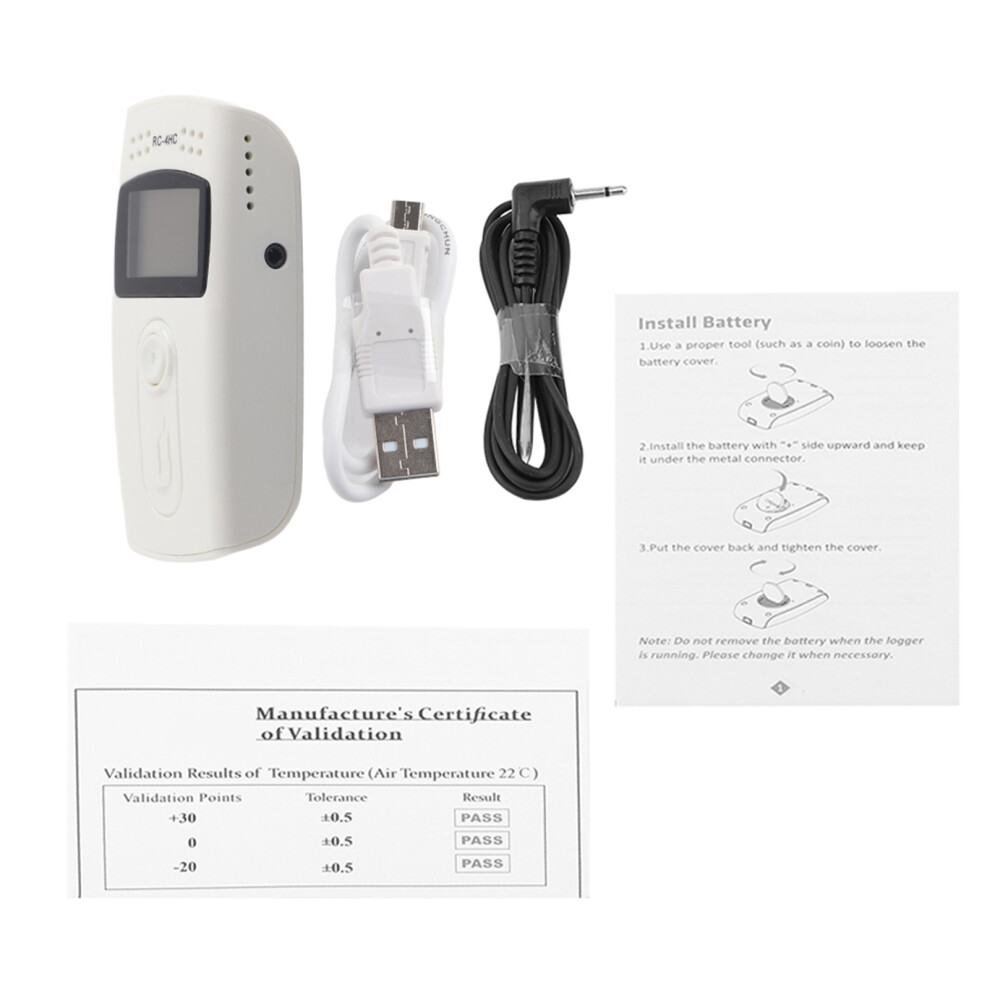 Temperature And Humidity Data Logger Rc-4Hc 9387669804165
