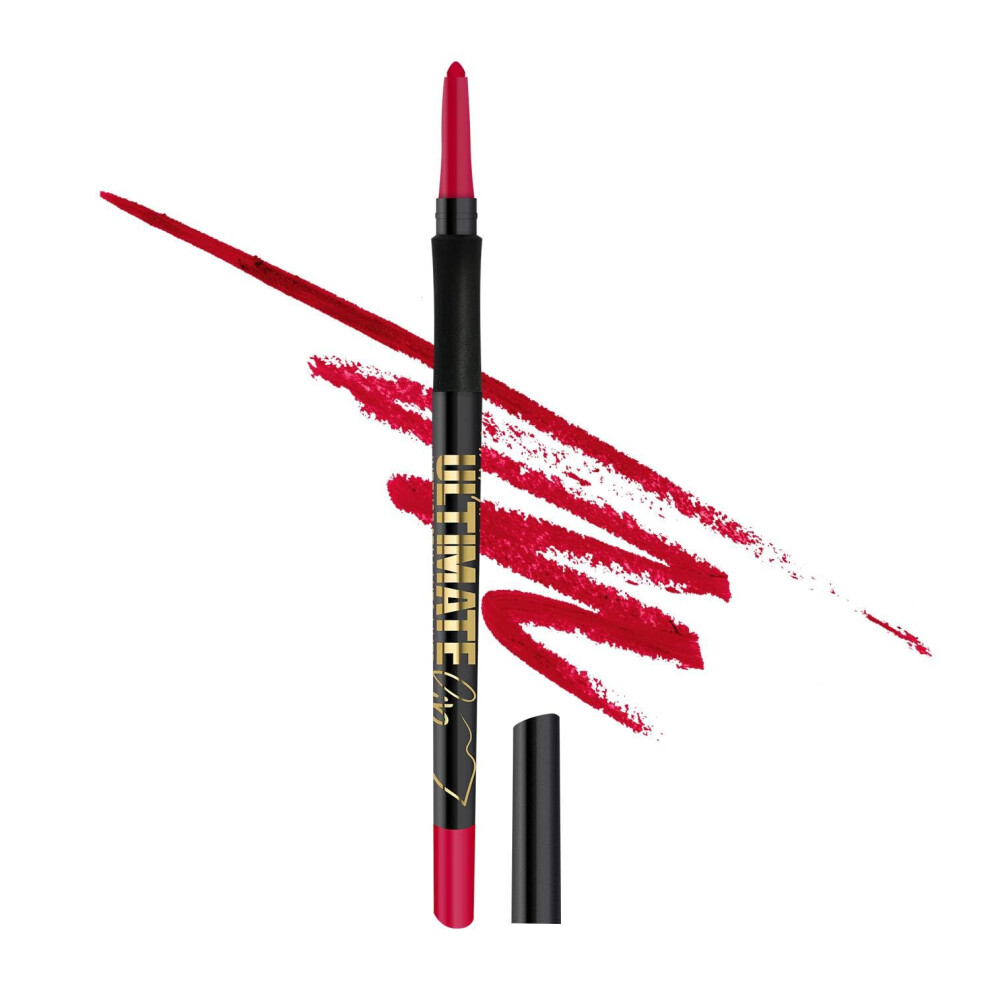 L.a. Girl Girls Red L.a. Ultimate Intense Stay Auto Lipliner Relentless 0.01 Oz. Gp346