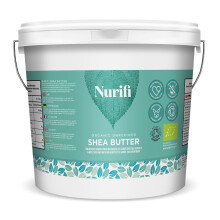 Organic Certified Shea Butter - 2.2 lb/35 oz - By Nurifi - Unrefined - 100% Pure Raw & Natural