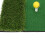 Hitting Mat Dual Grass Mini Golf Training Practice Pad Launch Zone Hitting Turf Mat 10