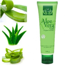 Hautpflege — feuchtigkeitsspendend für Verbrennungen, Ekzeme, Stiche — Aloe Vera 99,5 % rein, Gel 120 ml — geeignet für alle Hauttypen