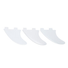3 Stück Surfboard Fin Ersatz PVC Paddle Board Fin Surfboard Zubehör für Outdoor Weiß