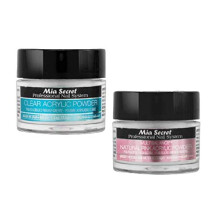 Mia Secret Clear Acrilic Ogiglio con polvere di acrilico rosa natrale multibalance - 1/4 oz.