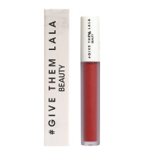 GIVE THEM LALA Matte Lipstick  Hydromatter Flssig-Lippenstift fr Frauen  Satinweiches, nicht trocknendes Finish  Leichter und langanhaltender Li