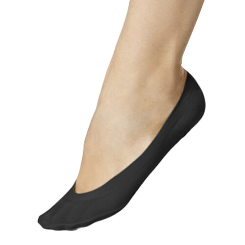 HUE Women's Perfect Edge Liner 3 Pair Pack Black-2 Lace 1 Solid One Size 2