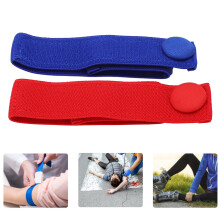 2 Stück Tourniquet aus Baumwollmischgewebe, flexibel, wiederverwendbar, mit Haken und Schlaufe, für Pflege und Stillung, blutstillendes Tou