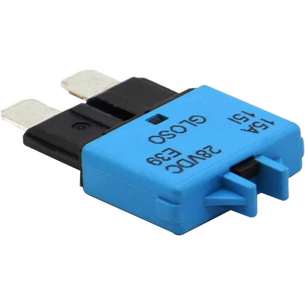 Fuse 15A Circuit Breaker Atc Blade Fuse Manual Reset 15 Amp 28V Dc For Marine Automotive Boat And Rally Accessories 6276012498805