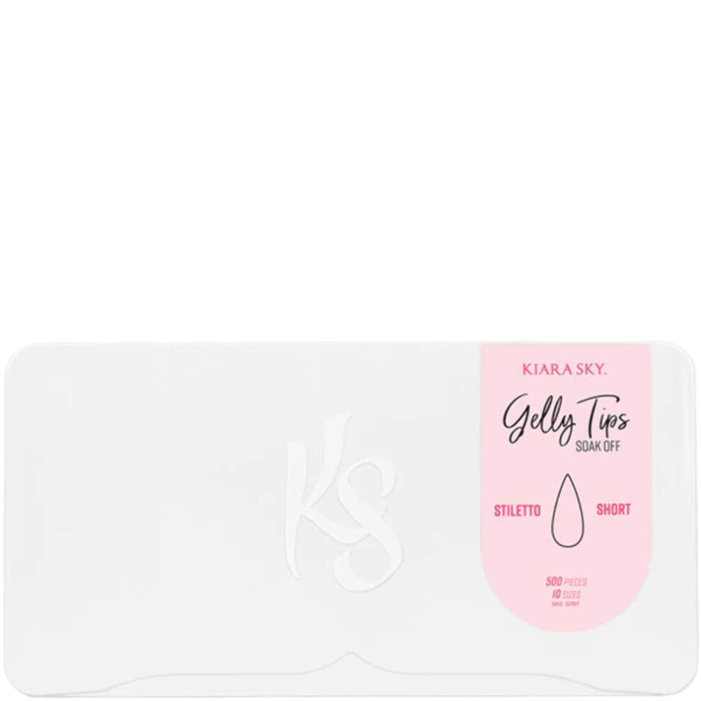 Kiara Sky Gelly Tips Soak Off (Stiletto Short)
