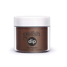 Gelish Dip Powder Collection (Shooting Star) Brown Nail Dip Powder Vibrerande frg Professionell kvalitet Hgglans Chip-resistent 0,8 ounce.