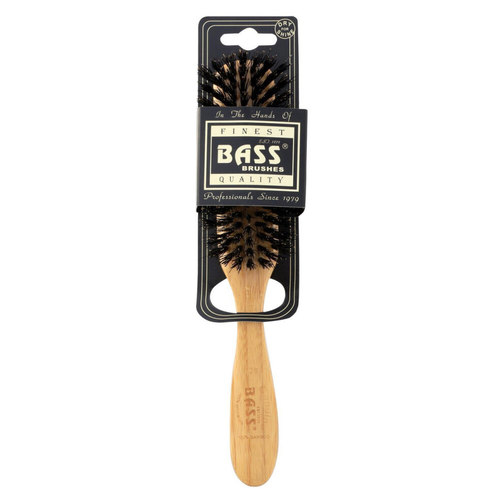 Bass Brushes Semi Oval Seven Row Brush, 1 Ea