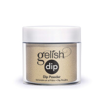 Gelish Dip Powder Collection (frgylld i guld) Guld Nail Dip Powder Vibrerande frg Professionell kvalitet High Shine Chip-resistent 0,8 ounce.