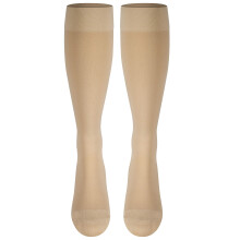 Medical Compression Stockings 30-40 mmHg Knee Length Closed Toe Beige X-Large for Men and Women