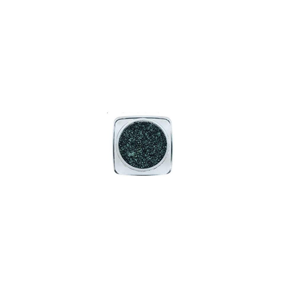 Phoera Green Pigment Eyeshadow Palette Metallic Shimmer Glitter Loose Powder Eye Shadow Makeup (305 Emerald)