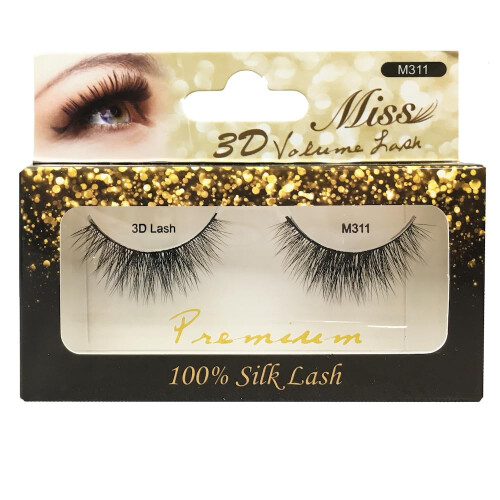 [4 FÖRPACKNINGAR] Miss Lashes 3D Volym Taperade Lögner 2