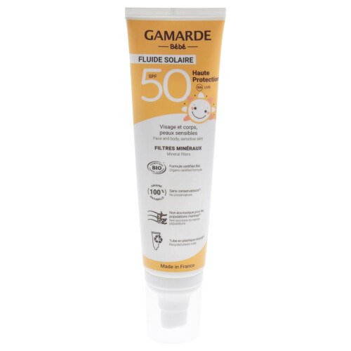Fluid Solare Viso e Corpo SPF 50 Gamarde per Bambini - 3.38 oz 2