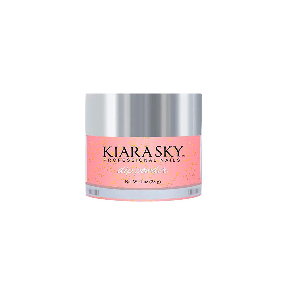 Kiara Sky Pink Nail Dipping Powder Glow Collection 1 Oz, & Proper