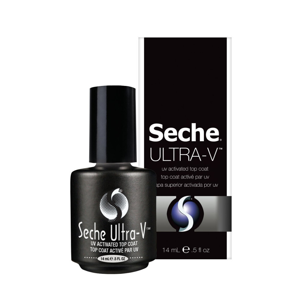 Seche Ultra-V Uv Top Coat .5 Ounce 0.5 Fl Ounce