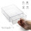 BINO | Clear Stackable Storage Drawers Large | Clear Storage Drawers with Built-In Handles | Durable Plastic Organizer Drawer | Modular Stackabl 3