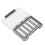 Fliegenfischer-Box wasserdicht stoßfest tragbare Köderbox für Angler – langer Schlitz 13