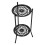 2‑Tier Metal Plant Stand Flower Pot Holder Display 8