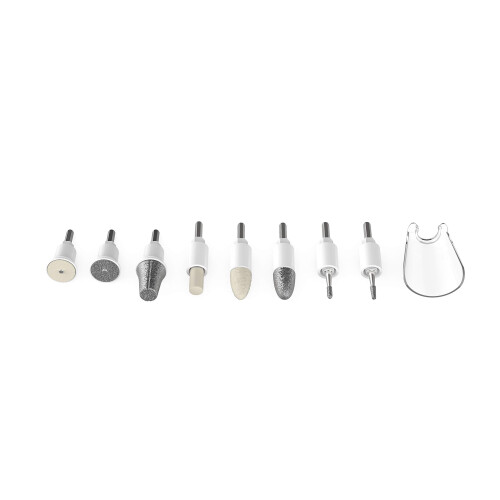 Pure Enrichment Pure Enrichment PureNails Luxe 9-Piece Replacement Nail Drill Set 1