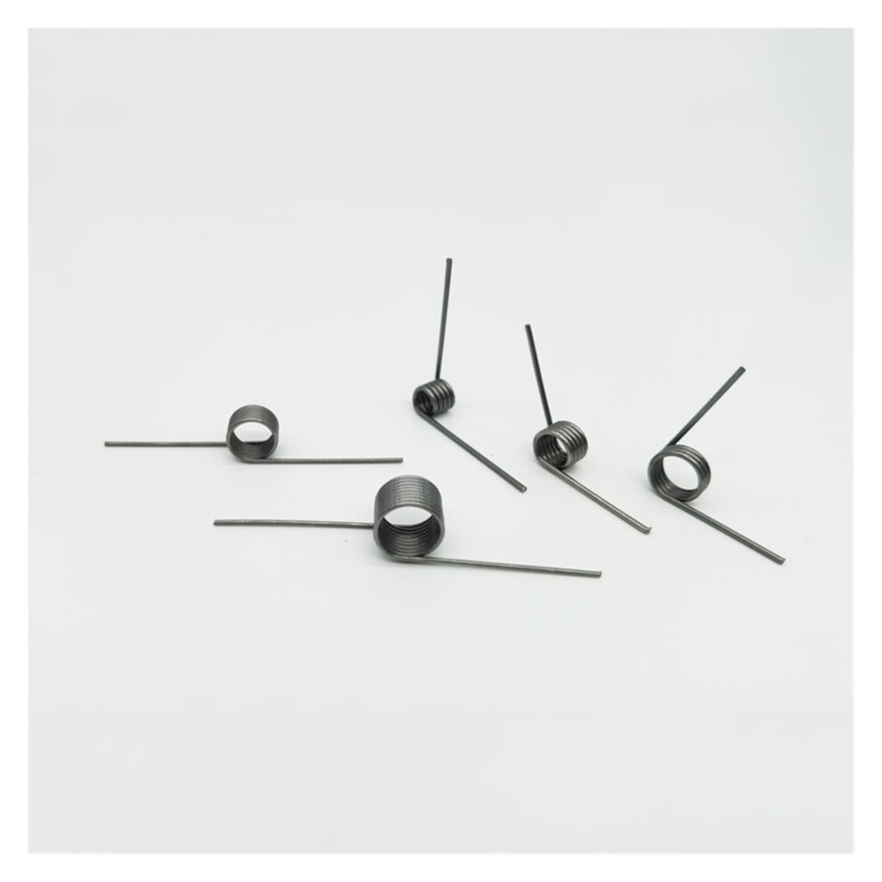 V-Shape Small Torsion Spring 10Pcs, 2.5Mm Wire Diameter 65Mn Steel, 7.5Mm Size 3 Laps, 12Mm_2.5mm Style 6276012498997