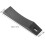 Rubber Load Barbell Plates 23cm, 371g Black for Strength Training 7