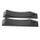 Rubber Load Barbell Plates 23cm, 371g Black for Strength Training 1