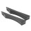 Rubber Load Barbell Plates 23cm, 371g Black for Strength Training 13