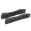 Rubber Load Barbell Plates 23cm, 371g Black for Strength Training 4