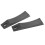 Rubber Load Barbell Plates 23cm, 371g Black for Strength Training 10
